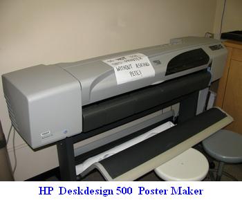 HP Deskdesign 500 Poster Maker