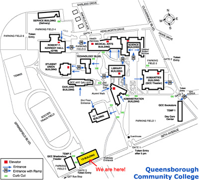 image of map of campus with location of CLILP