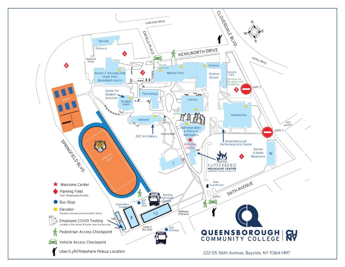 QCC Campus Map