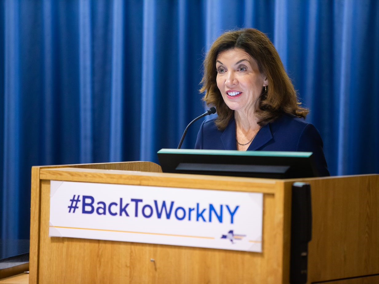 New York State Lieutenant Governor Kathy Hochul announces $430,000 from New York State’s Workforce Development Initiative Fund for Queensborough’s Certified Recovery Peer Advocate (CRPA) program