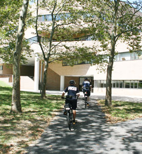 2 bikes on campus