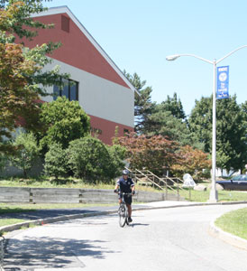 bicycles on campus