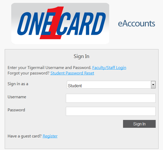 one card eAccounts image