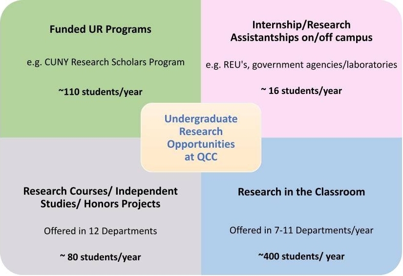 Undergraduate research opportunities stats 